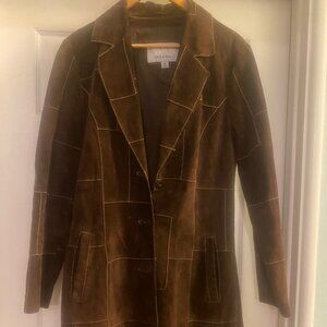 Womens Wilsons Leather Maxima Leather coat size M, Brown in color